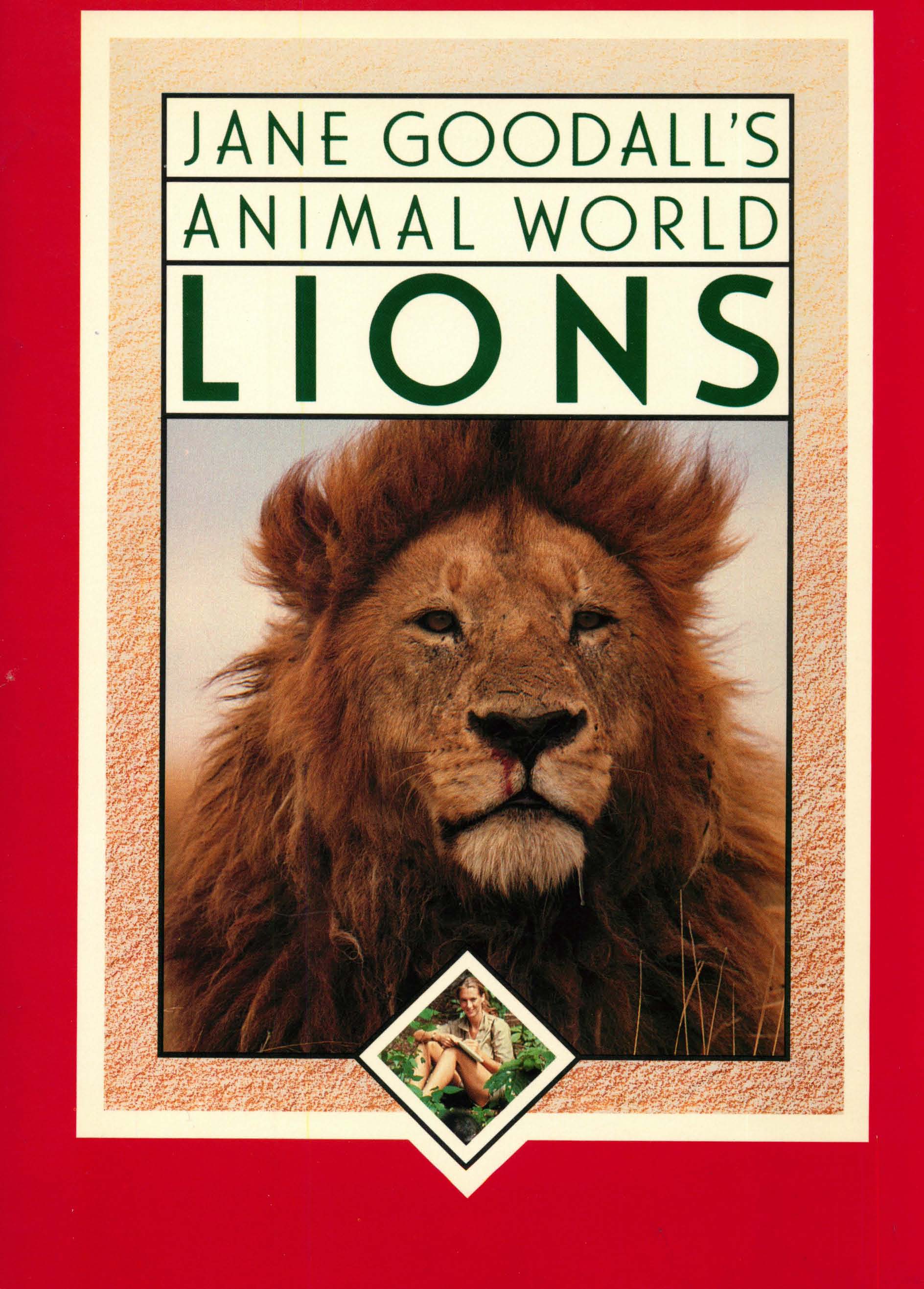 Cover of Jane Goodall's Animal World, Lions (HC)