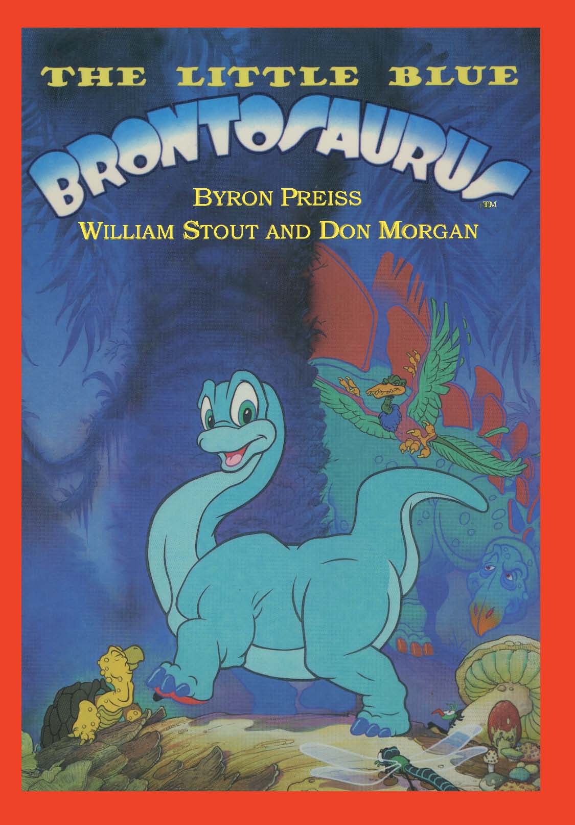 Cover of The Little Blue Brontosaurus (HC)